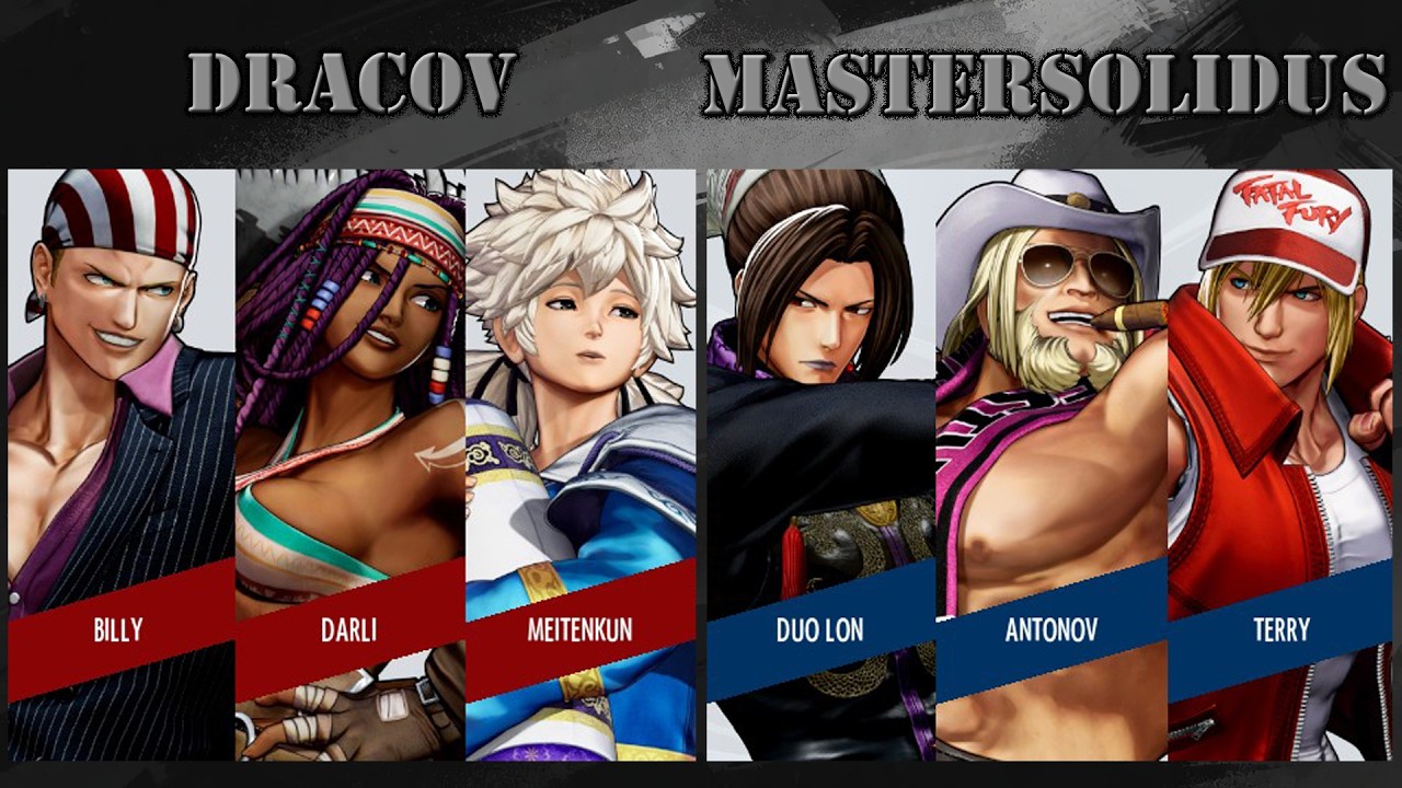 BILLY, DARLI, MEITENKUN ⚡ DRACOV VS MASTERSOLIDUS ⚡DUO LON, ANTONOV, TERRY | THE KING OF FIGHTERS XV
