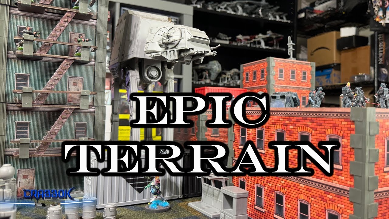 This Terrain is Simply Epic!  Monster City Metropolis Terrain from Monster Fight Club