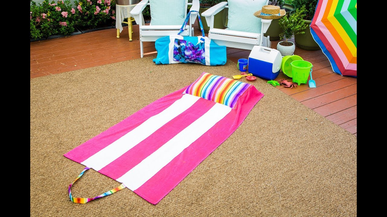 DIY Beach Towel Pillow Bag with Orly Shani - Home & Family