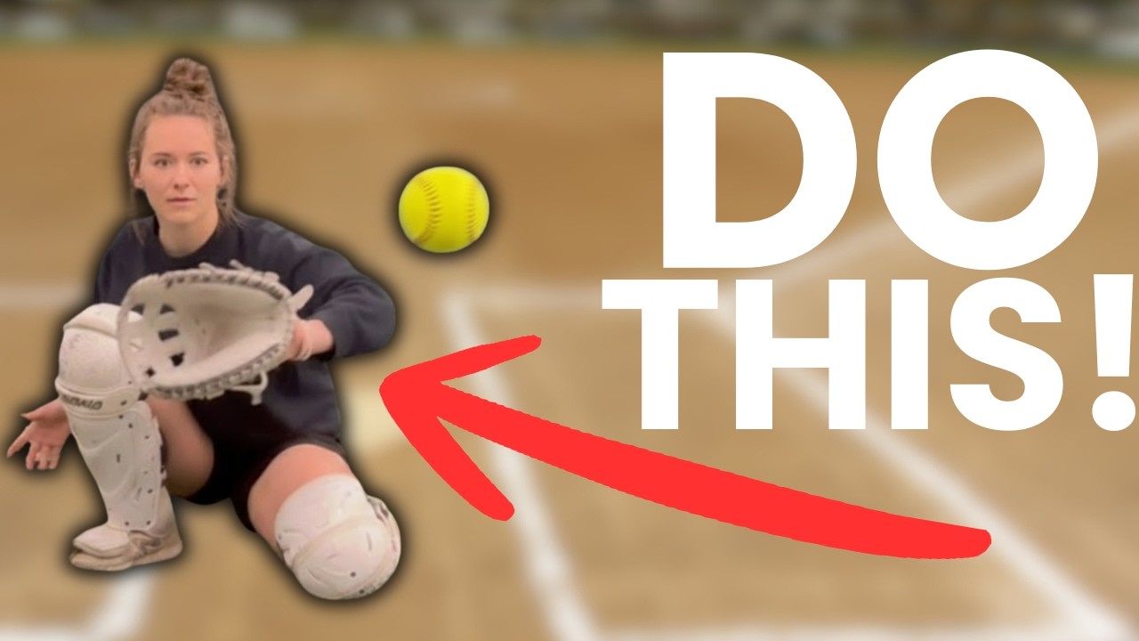 Top 3 Receiving Tips for Beginning Softball Catchers (Knee-Down Stance)
