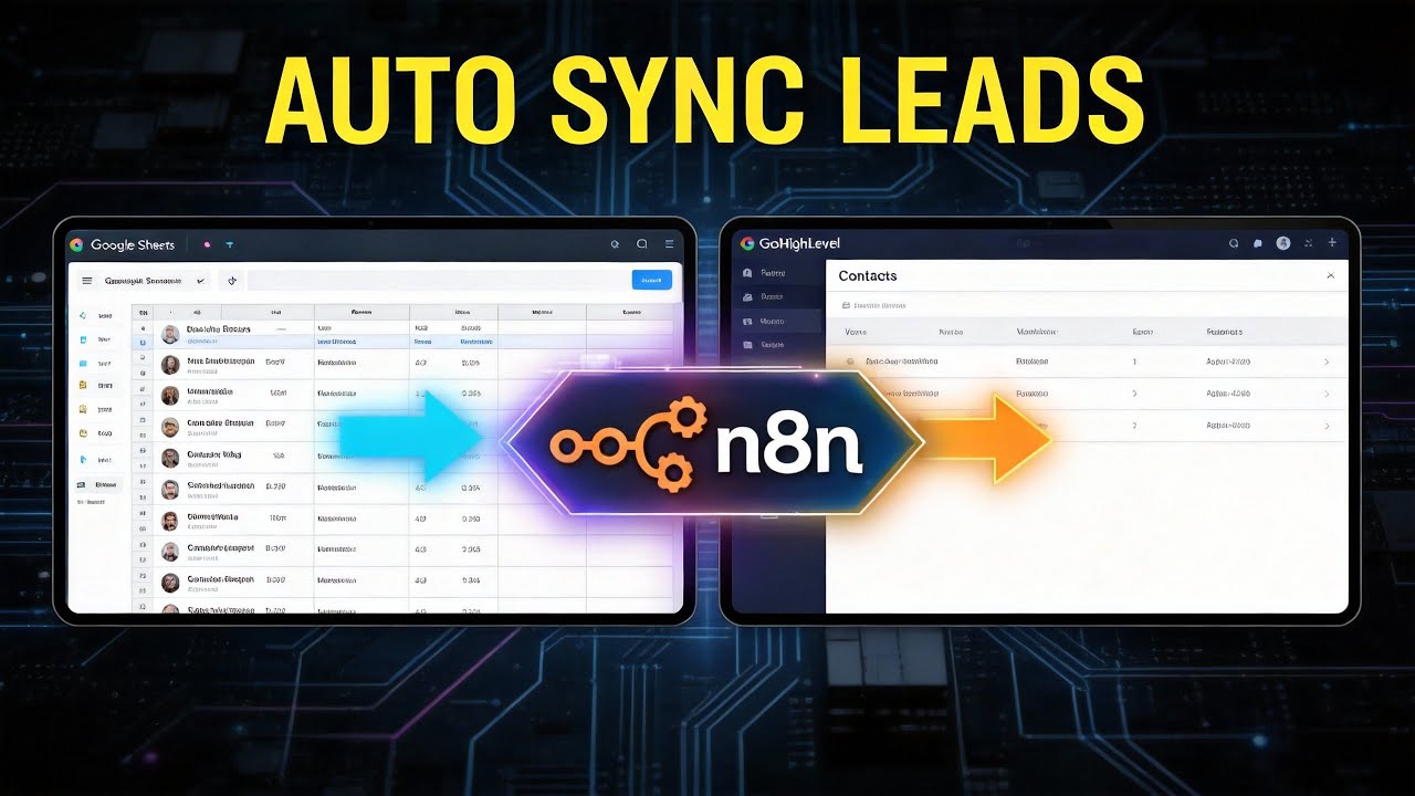 How to Connect Google Sheets to GoHighLevel Using n8n (Auto-Sync Leads to GHL)