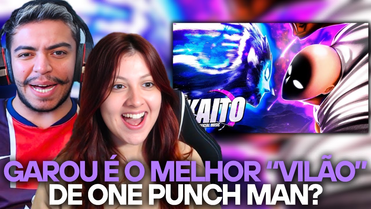 Saitama x Garou Cósmico (One Punch Man) | Cosmicamente Ilimitado | Kaito ft.‪@blxckoficial‬ | REACT