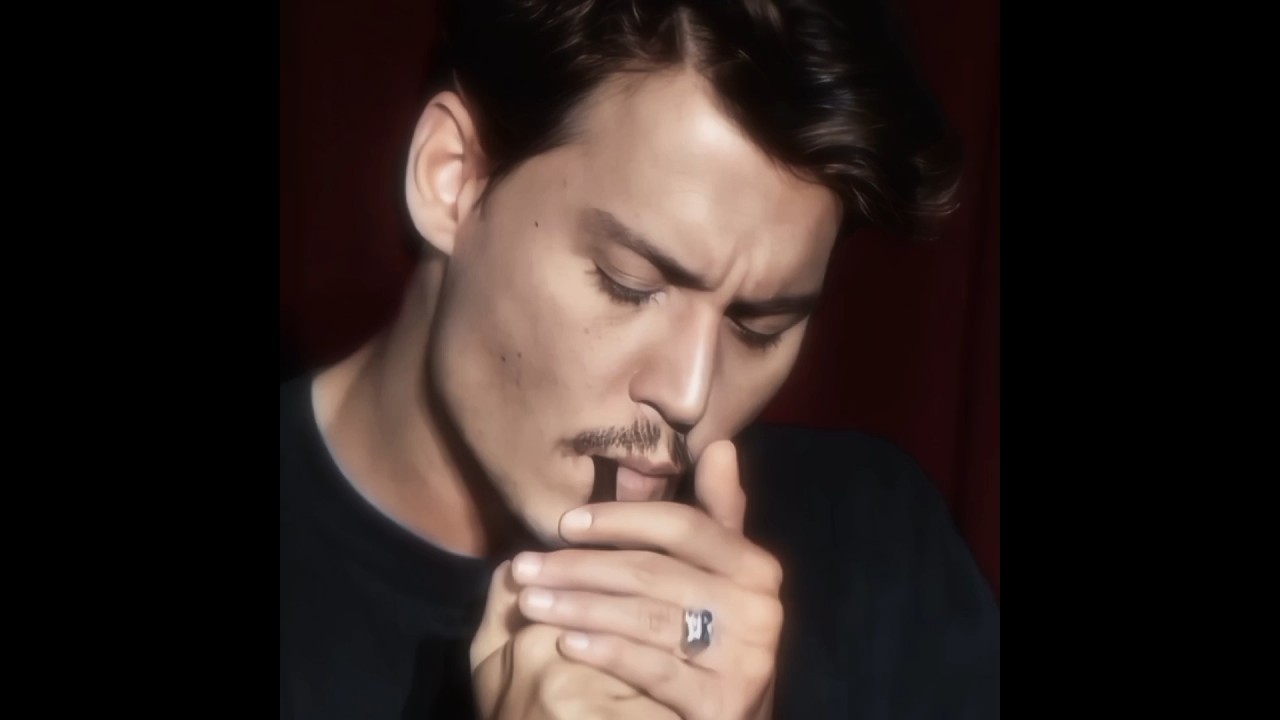 Johnny Depp smoking | nightcrawler ( slowed and reverb)  #johnnydepp #edit
