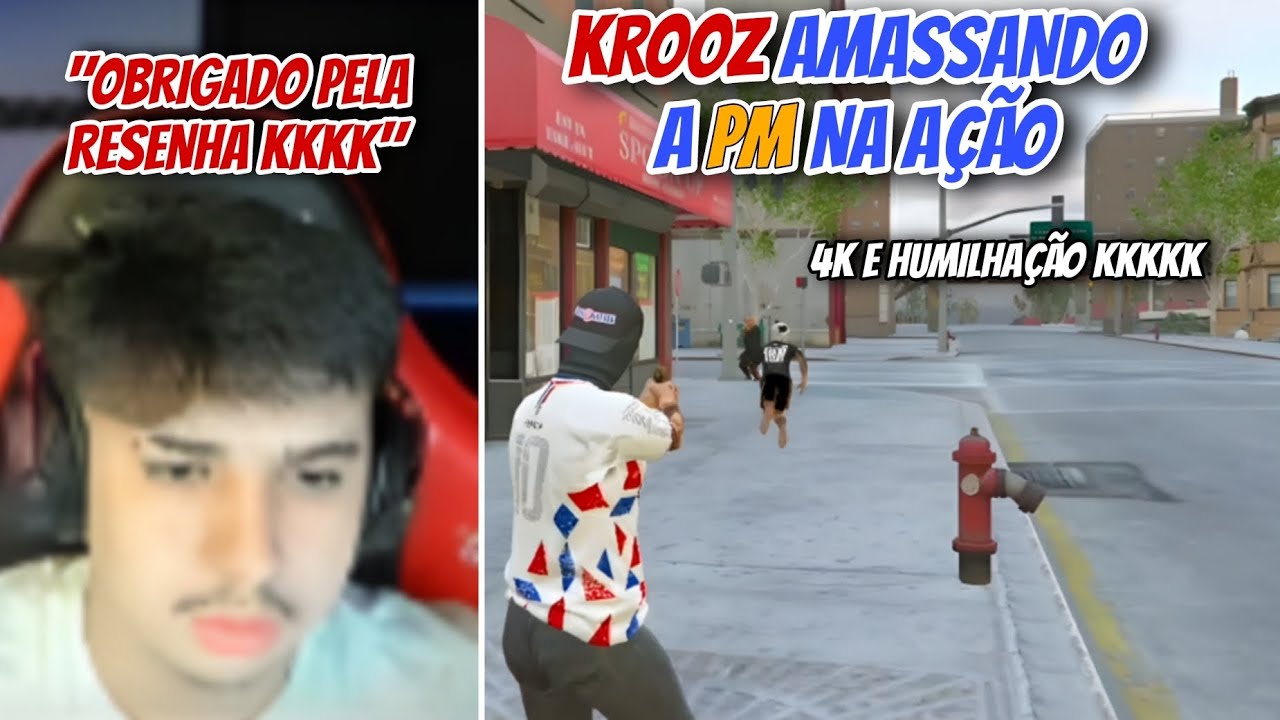 00 TÁ ON KROOZ AMASSANDO HUMILHANDO OS PMs NA AÇÃO!