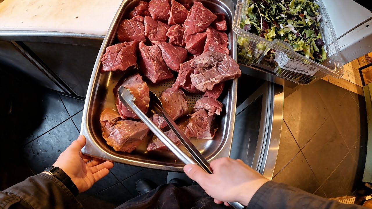 🔴 LIVE POV: Steak on Fire in a French Restaurant