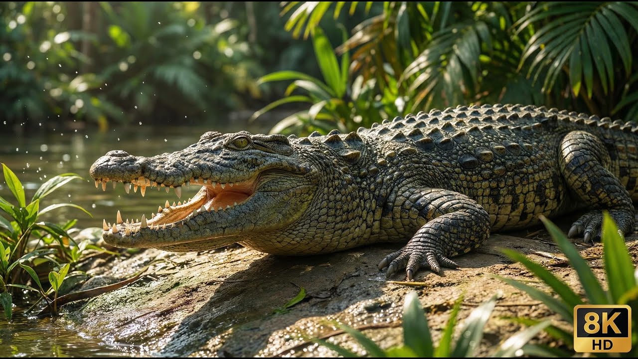 Crocodile River Life | Cinematic Nature Documentary🐊🌿