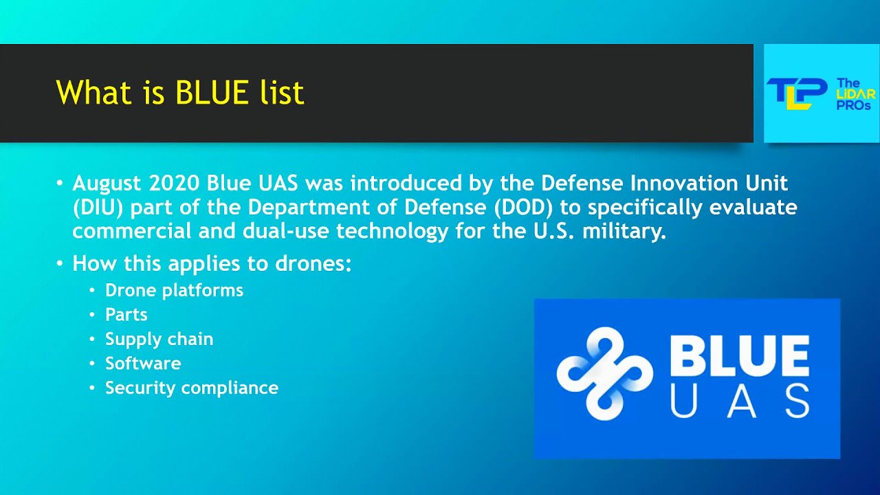 NDAA vs Blue List Which is right for me? With Brady Reisch and The LiDAR PROs
