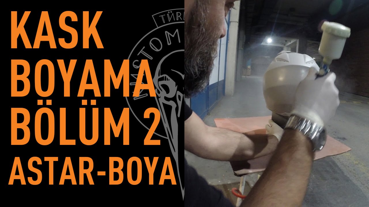 Kask Boyama Bölüm 2 | Maskeleme, Astar, Boya
