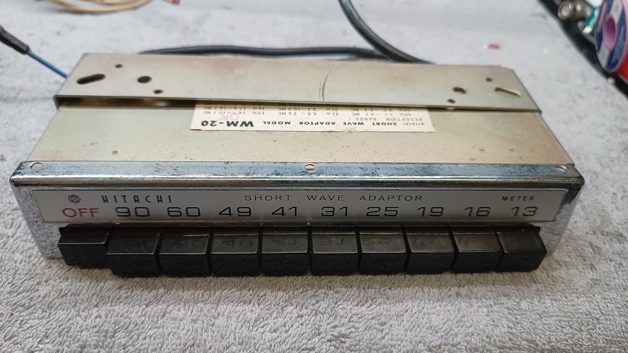 Hitachi WM20 Short Wave Converter For A Car (4k)