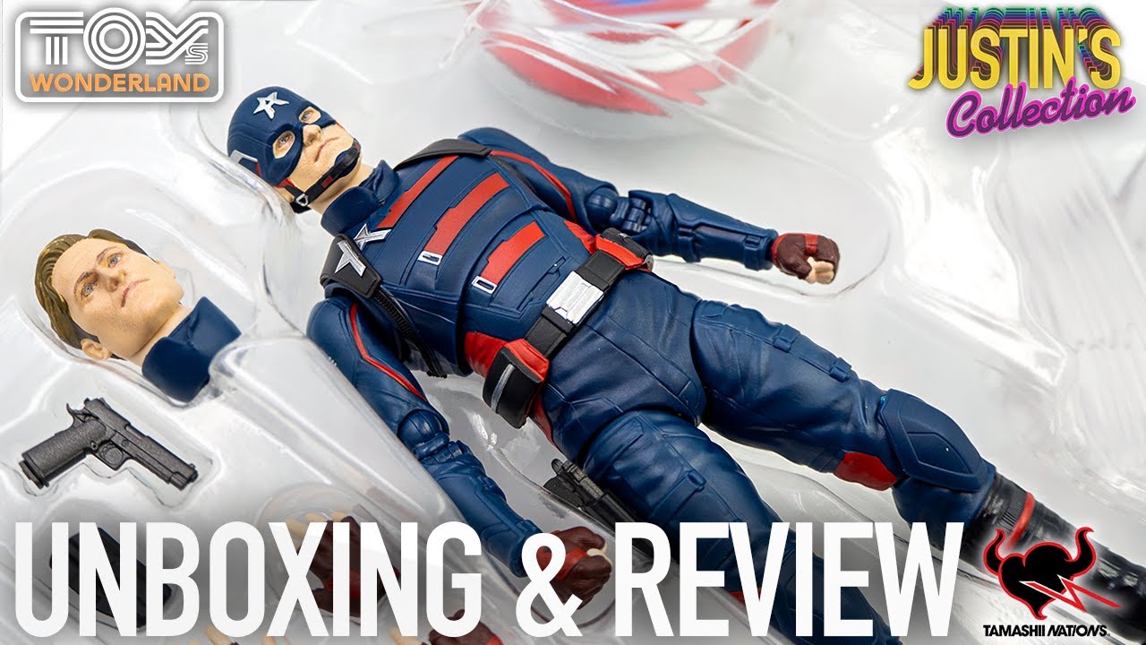 Captain America John Walker Falcon and The Winter Soldier S.H.Figuarts Unboxing & Review