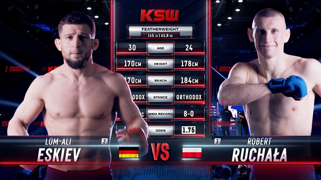 KSW Free Fight: Robert Ruchała vs Lom-Ali Eskiev | XTB KSW 85