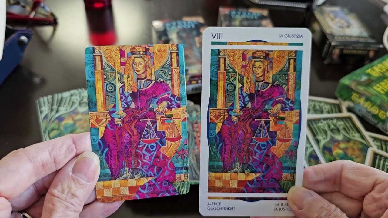 Before and After Modification of Crystal Tarot by Elisabetta Trevisan