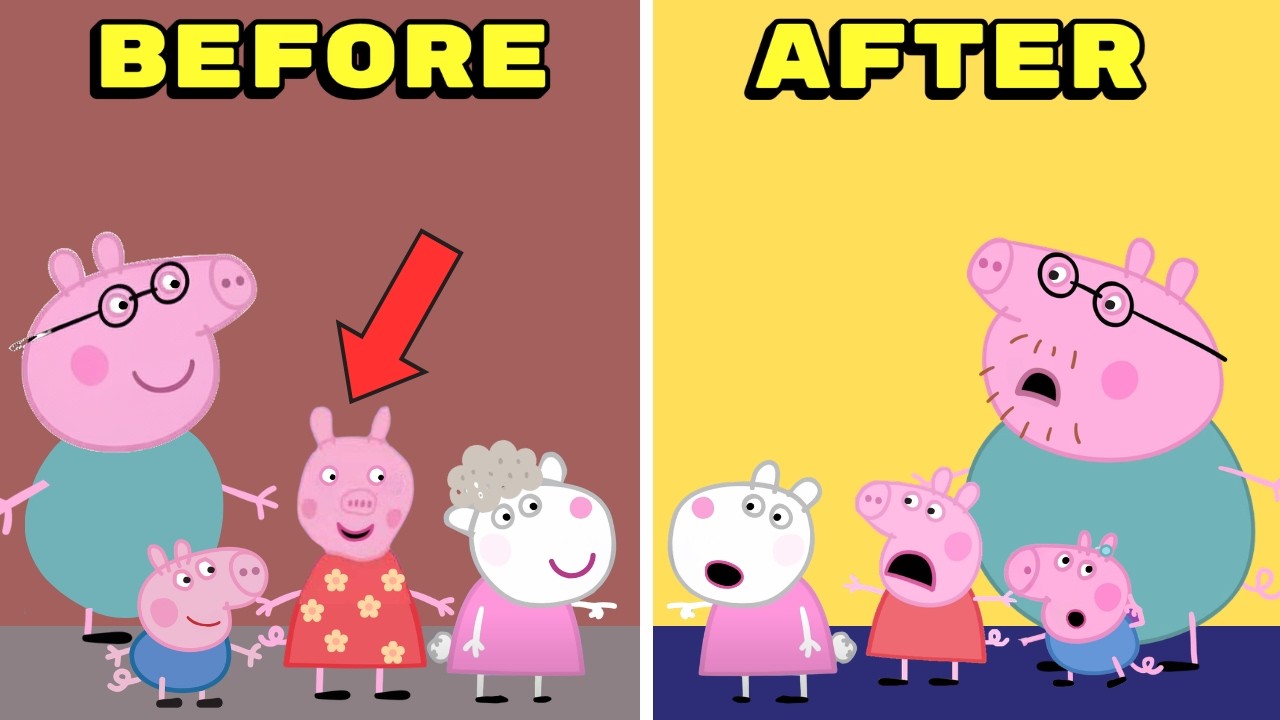 6 SECRET CHARACTER CHANGES In Peppa Pig Nobody Noticed!