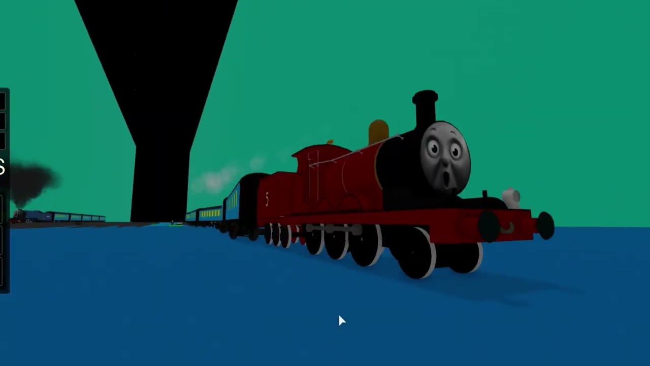 TRAINS ON ICE - THOMAS AND FRIENDS - TRAINS DRIFTING! - ROBLOX