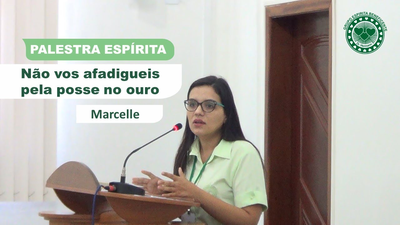 #316 - NÃO VOS AFADIGUEIS PELA POSSE DO OURO - PALESTRA ESPÍRITA