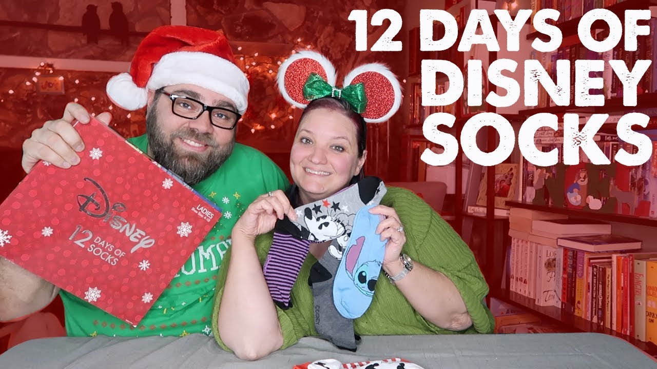 Opening ALL of the 12 Days of Disney Socks! Vlogmas Day #1