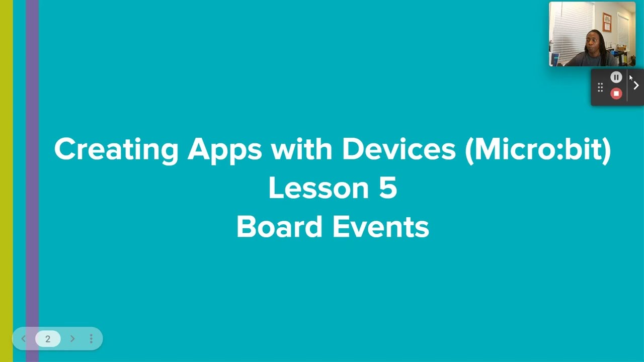 Microbit: Lesson 05 - Board Events
