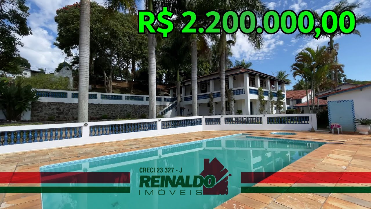 SÍTIO EM BRAGANÇA PAULISTA COM LINDA CASA SEDE ESTILO COLONIAL - 95.000 M² À VENDA POR R$ 2.200.000