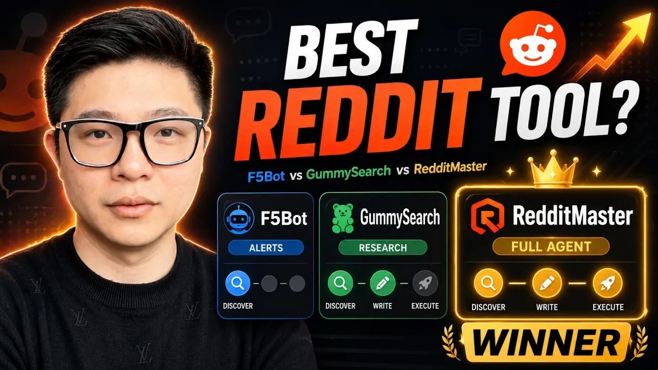 RedditMaster vs GummySearch vs F5Bot: Reddit Customer Acquisition Tools Compared | Reddit AI Agent