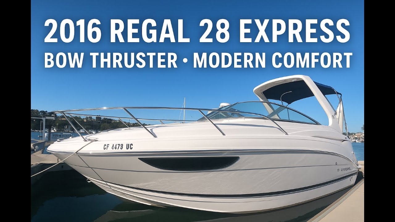 2016 Regal 28 Express | Bow Thruster, Generator & More!by South Mountain Yachts