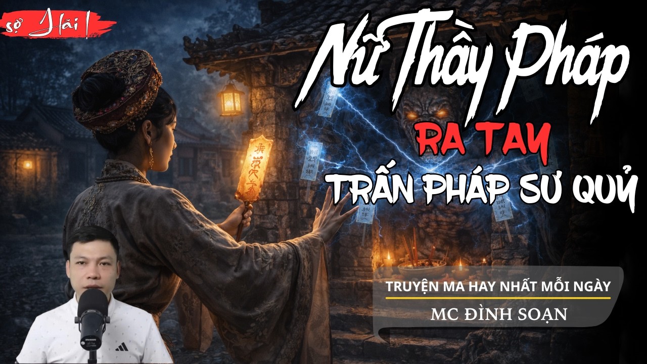Tryện Ma Đình Soạn - NỮ THẦY PHÁP RA TAY ĐỐI ĐẦU PHÁP SƯ QUỶ | Pháp Đàn Đỏ Máu - Chuyện Ma Kinh Dị