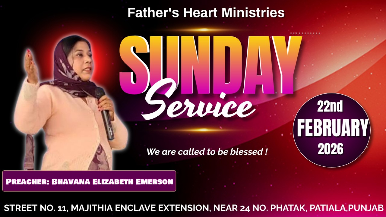 22-02-2026 Father's Heart Ministries  -  Sunday Service  (Live)