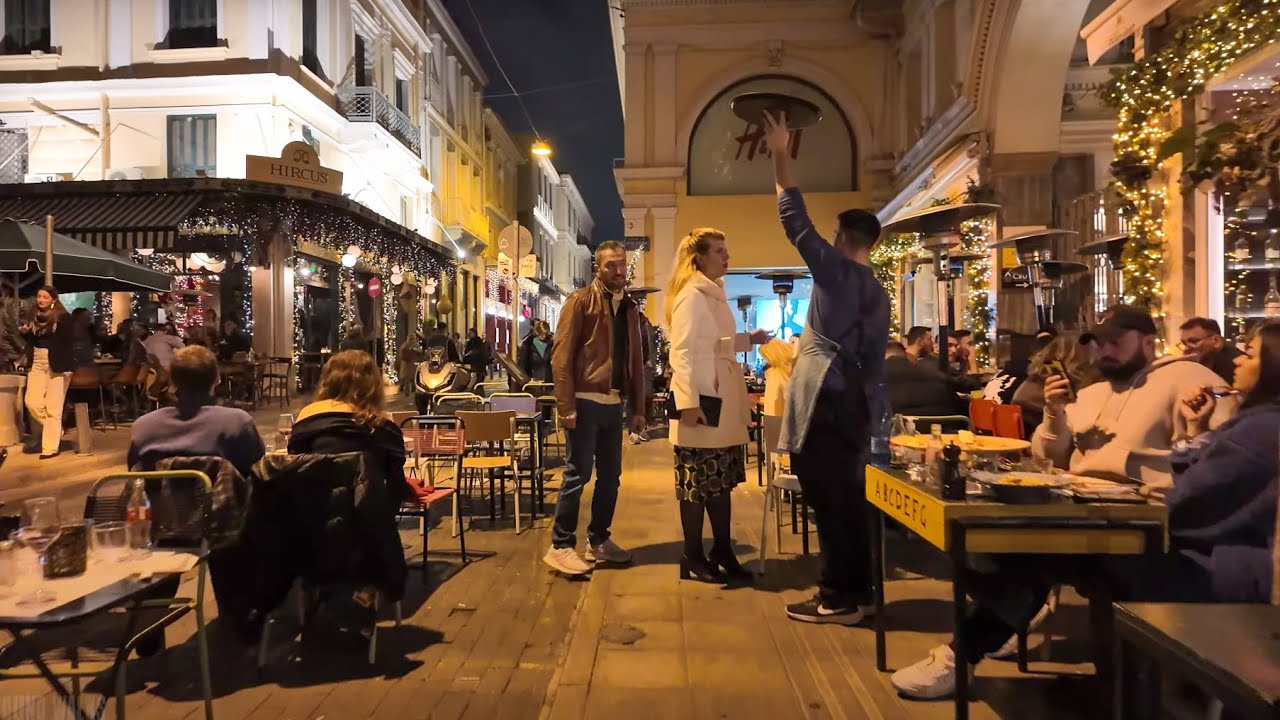 Christmas walk in Athens, December 2023