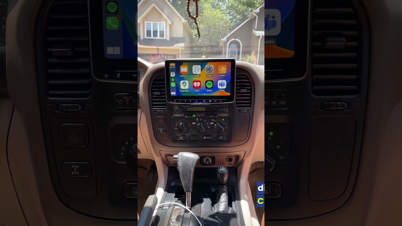 Does it fit? Alpine Halo9 ILX-509 in a Land Cruiser 100 / LX470 #shorts #landcruiser #toyota #audio