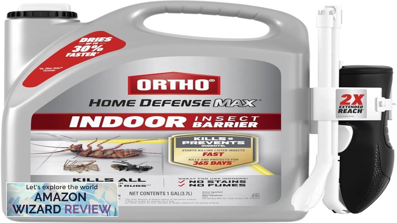 Ortho Home Defense Max Indoor Insect Barrier: Starts to Kill Ants Roaches Review