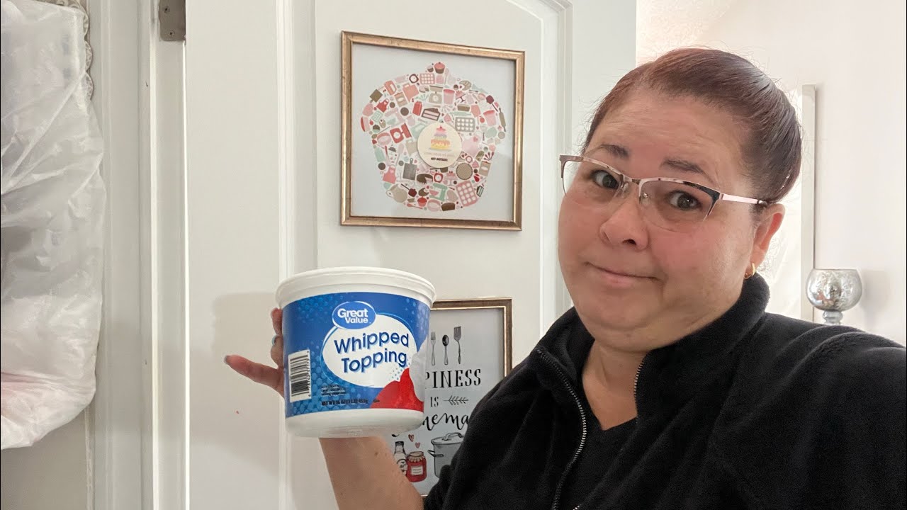 Como será usar whipped topping para cubrir un cake