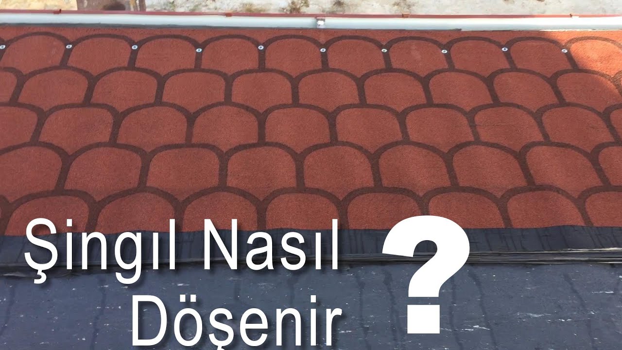 Şingıl nasıl döşenir Quick Shingle membran çatı  kaplama | ben böyle yaptım oldu :-) Şıngıl döşeme