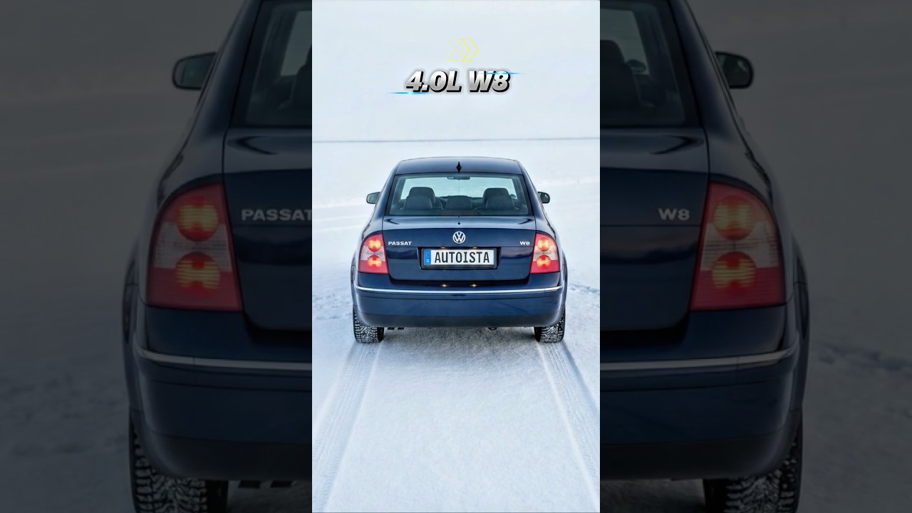 Volkswagen Passat W8 ❄️ The Forgotten V8 Sedan #passatw8 #volkswagen #autoista #carshorts