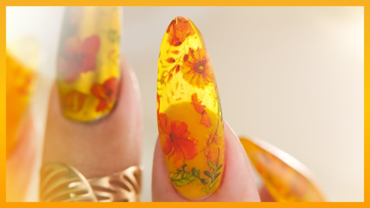 Дизайн ногтей с прозрачным гель-лаком 💅