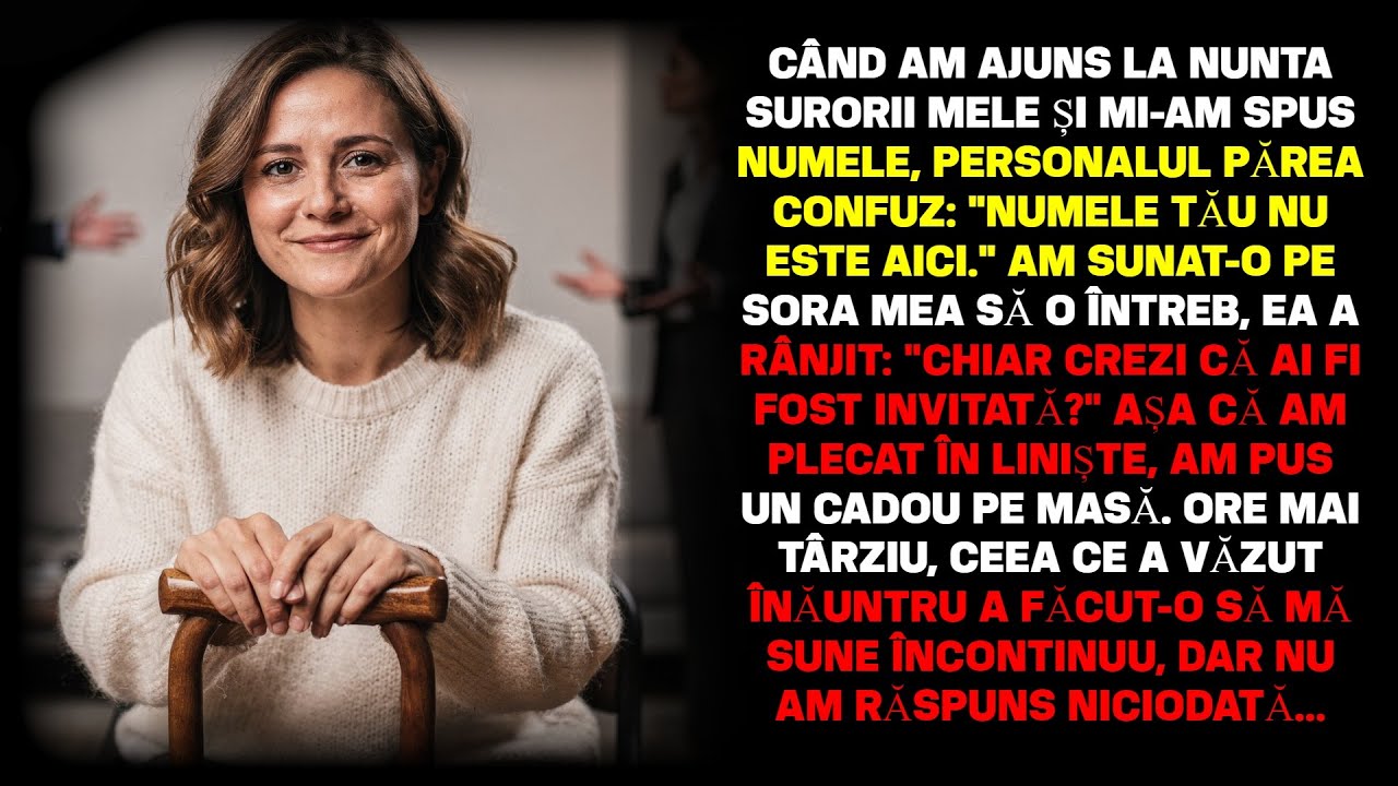 Interzisă la Nunta Surorii — Până Când Ea A Deschis Cadoul Și A URLAT!
