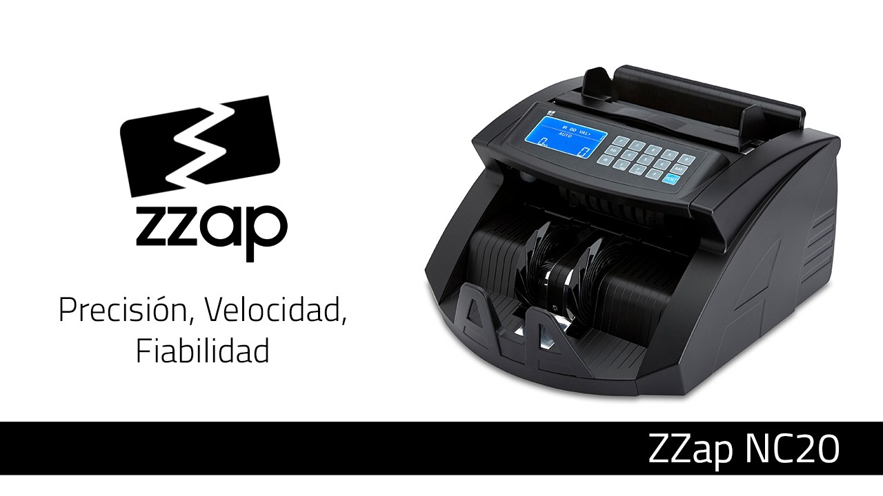 El Contador de Billetes ZZap NC20 – Conteo de Dinero Rápido y Preciso ✅ | ES