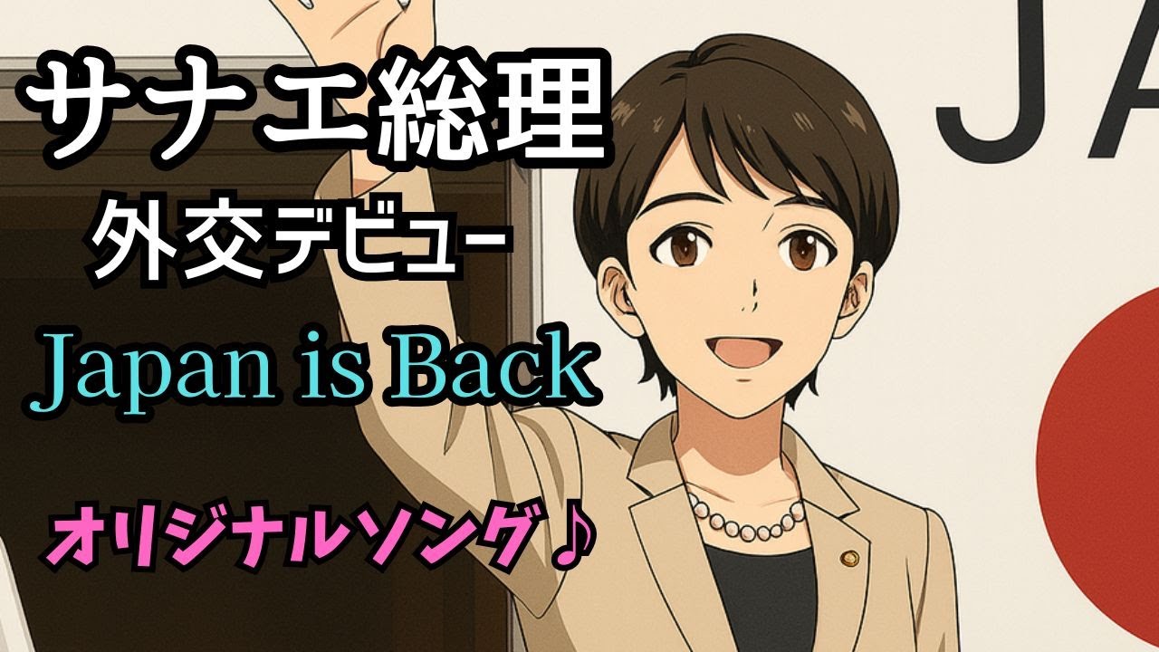 サナエ総理 外交デビュー Japan is Back【オリジナルソング】｜高市早苗さんを勝手に応援してみた