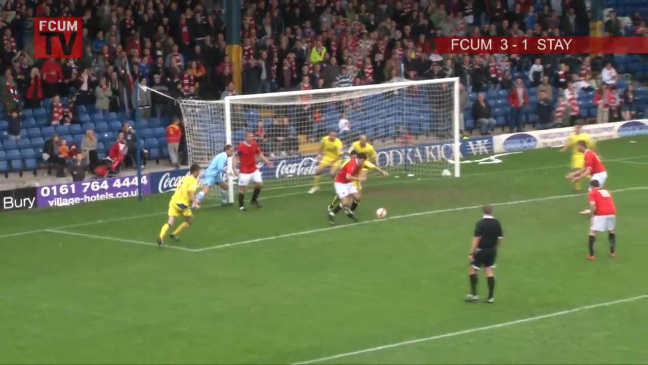 FC United v Stalybridge Celtic FA Cup 3rd Qualifying Round Goals