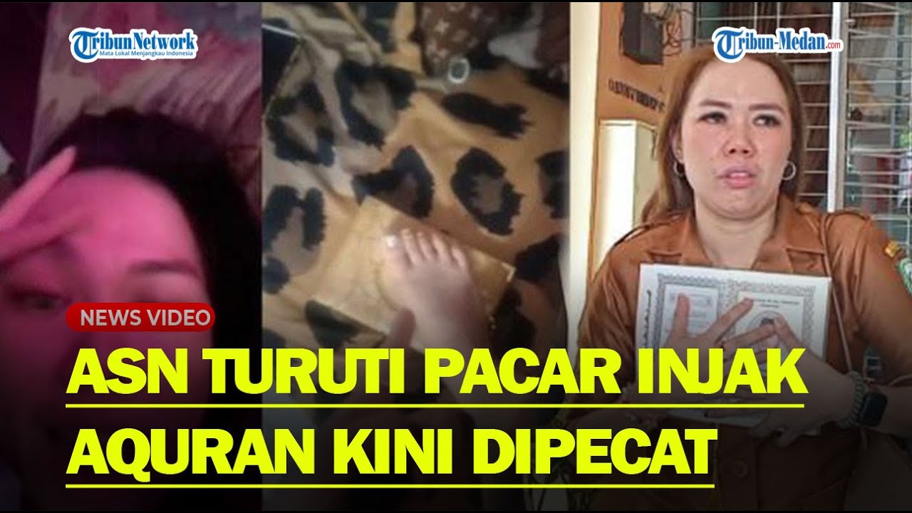 NASIB APES❗ ASN Yang Turuti Pacar Minta Sumpah Injak Alquran Kini Dipecat