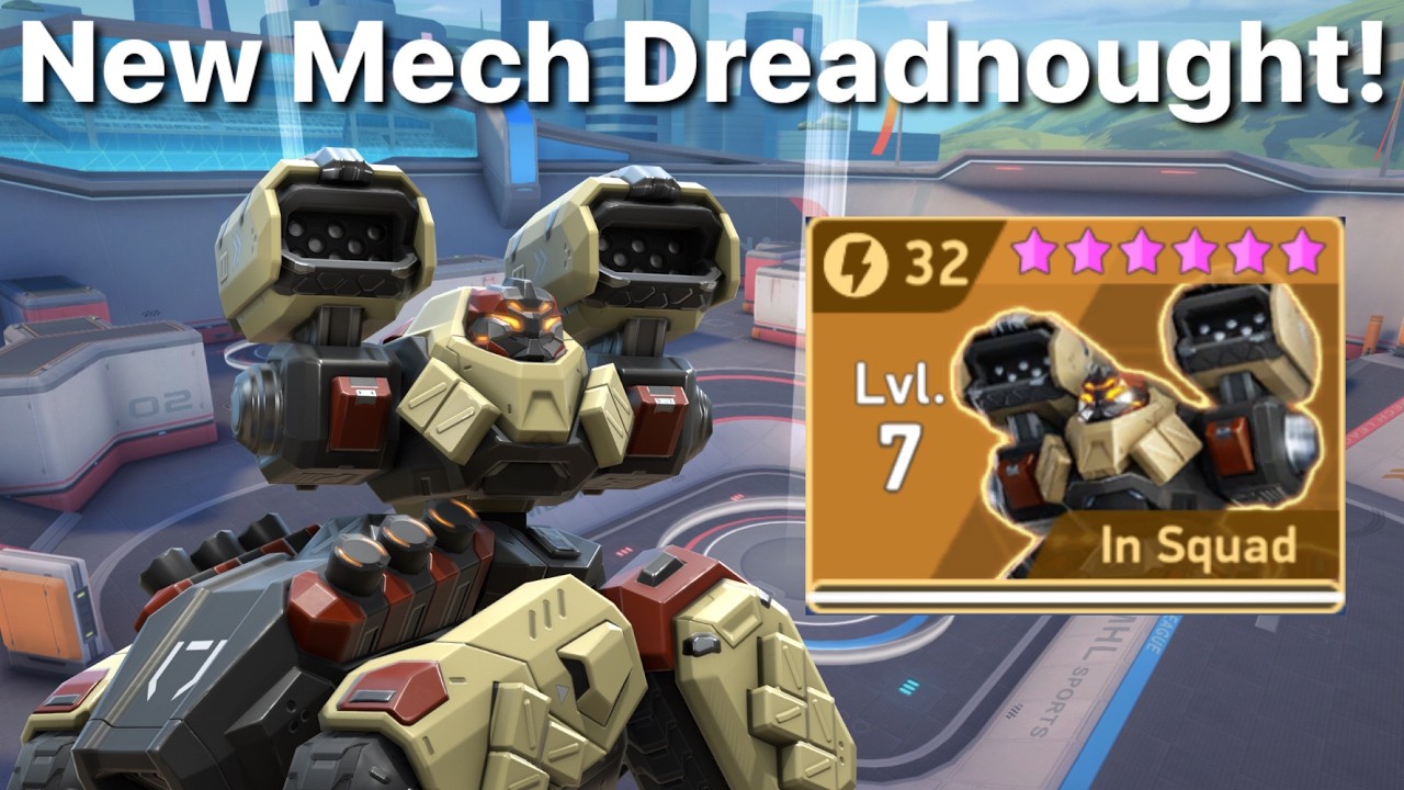 NEW Dreadnought Mech! - Mech Arena New Update