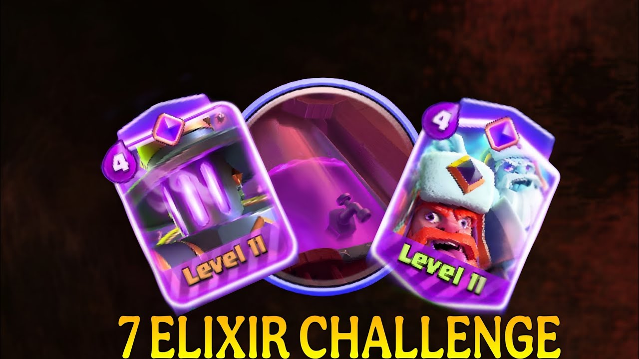 7x Elixir Challenge With Evolution Lumberjack And Evolution Furnace Cycle Deck|