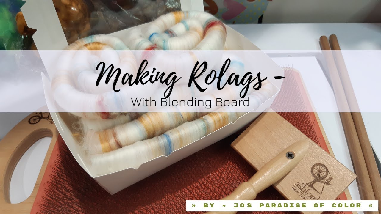 Making Rolags - With a Blending Board