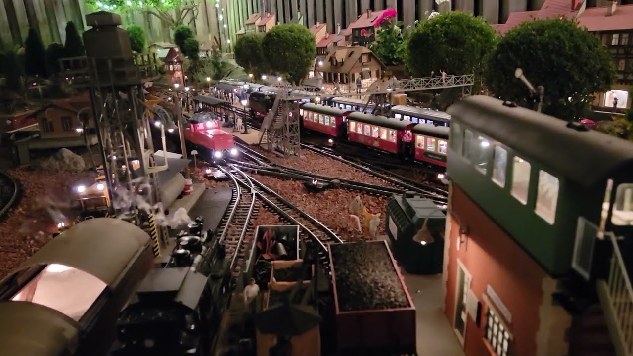 LGB – Landschaft Gartenbahn – 47 – Spur G – Ein detaillierterer Blick auf die Eisenbahn.