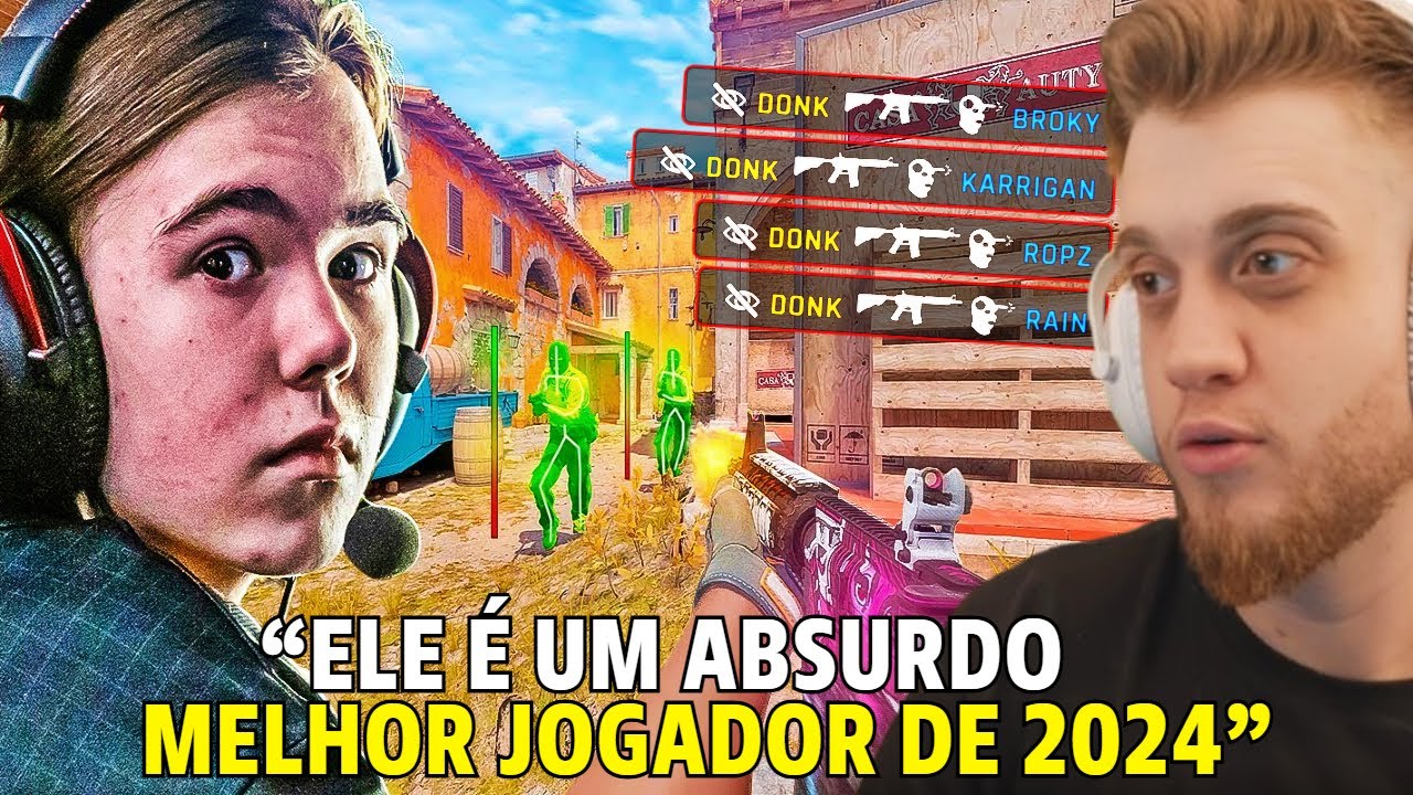 🔥BOLTZ REAGINDO AO MELHOR JOGADOR DE 2024! DONK (HIGHLIGHTS NO MAJOR)