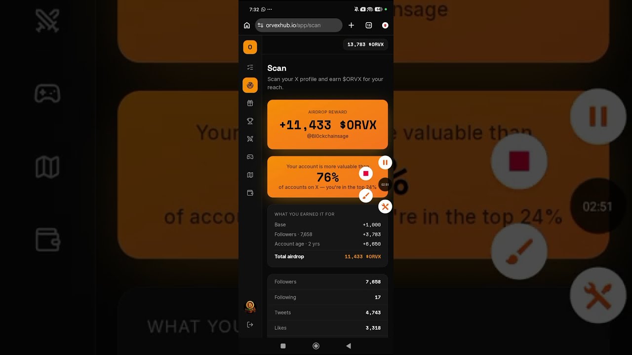 Start mining Orbit airdrop - Step by step guide 