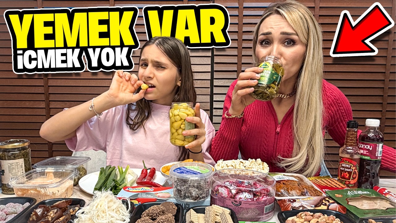 Lina İle Yemek Var İ&ccedil;mek Yok Challenge| Cezalı Oyun