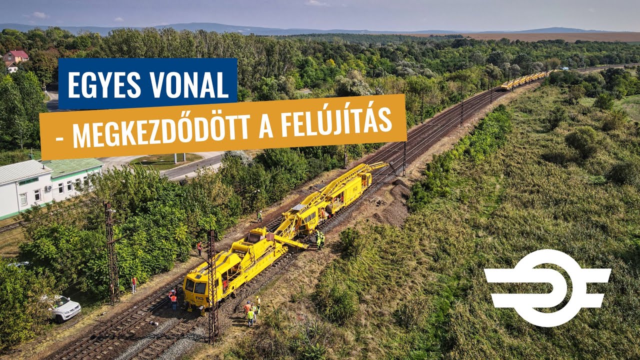 Egyes vonal - Megkezdődtek a felújítási munkálatok