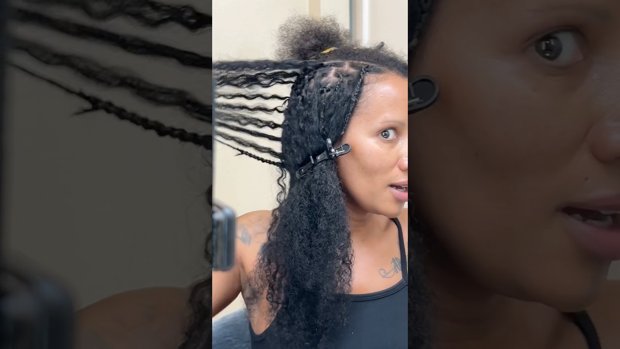 ‼️First time trying out Tree Braids using 100% Human Hair ft ​⁠​⁠@Hot-Braids  *CORNROW method💛