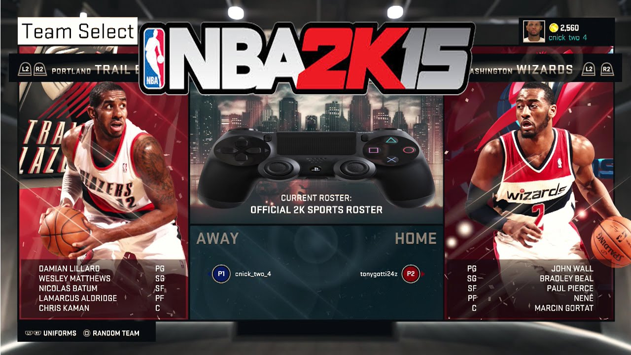 NBA 2K15 - PS4 DEBUT - BLAZERS GAMEPLAY  - ONLINE RANKED MATCH #NBA2K15