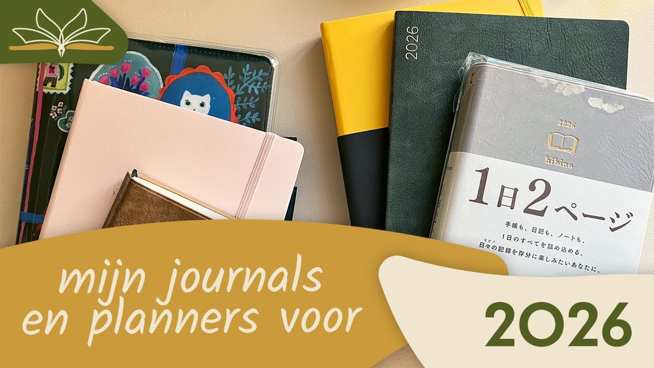 Terugblik op 2025 en journal plannen voor 2026 💛