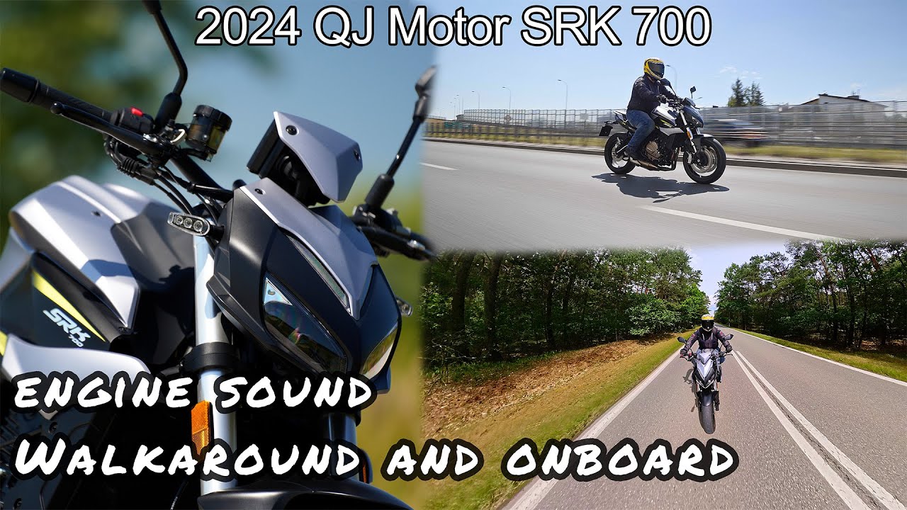 QJ Motor SRK 700 2024  detail, sound walkaround onborad and insta360